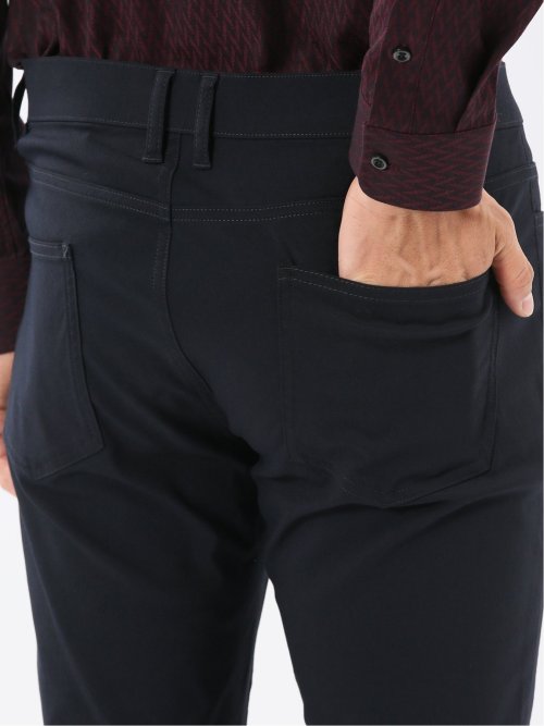クロスストレッチ スリムパンツ ツイル