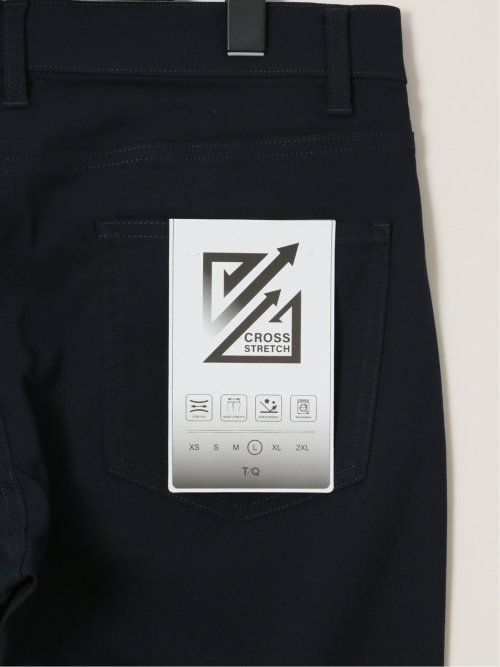 クロスストレッチ スリムパンツ ツイル