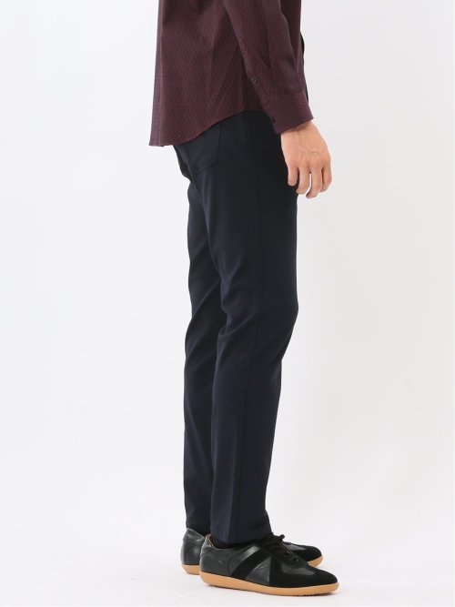 クロスストレッチ スリムパンツ ツイル