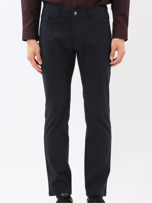 クロスストレッチ スリムパンツ ツイル