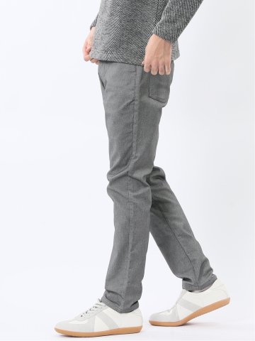 クロスストレッチ+ウォーム スリムパンツ カルゼ