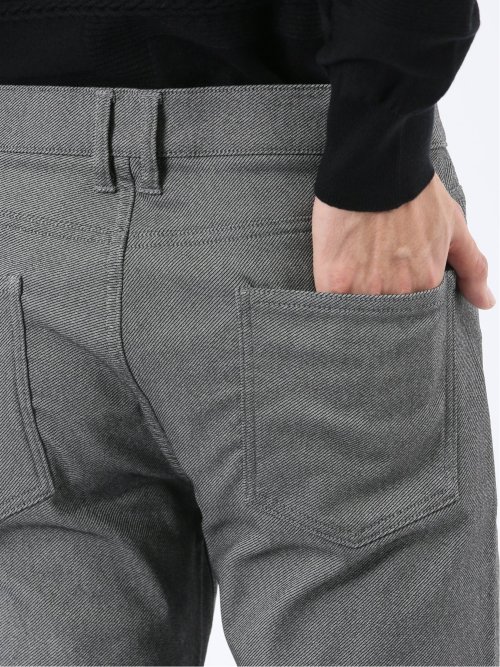 クロスストレッチ+ウォーム スリムパンツ カルゼ