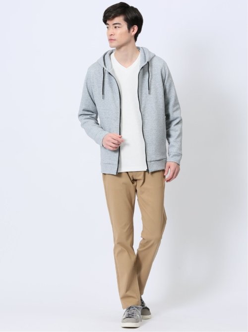 クロスストレッチ スリムパンツ ツイル