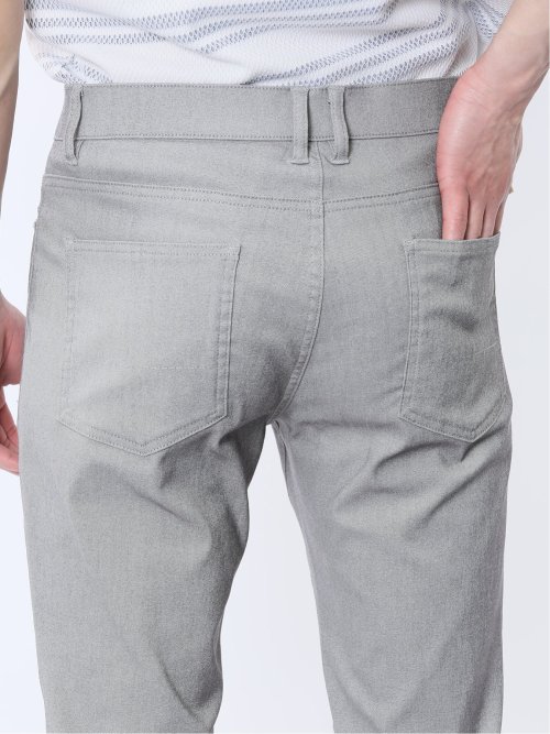 クロスストレッチ スリムパンツ