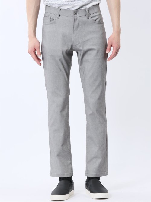 クロスストレッチ スリムパンツ