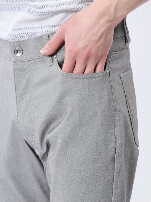 クロスストレッチ スリムパンツ