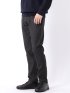 パンツ メンズ ストレッチ 裏起毛 スリム トラウザー テーパード ツイル クロスストレッチ + ウォーム