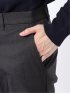 パンツ メンズ ストレッチ 裏起毛 スリム トラウザー テーパード ツイル クロスストレッチ + ウォーム