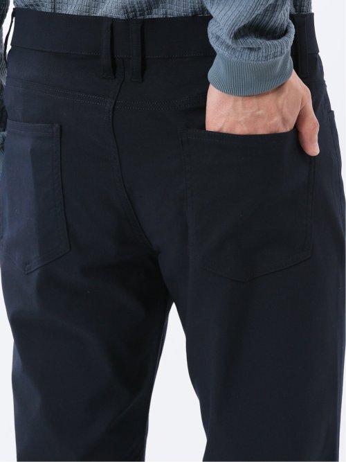 クロスストレッチ スリムパンツ ツイル