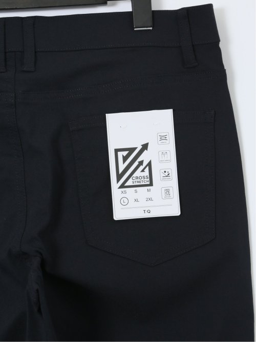 クロスストレッチ スリムパンツ ツイル