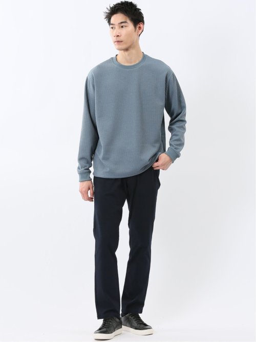 クロスストレッチ スリムパンツ ツイル