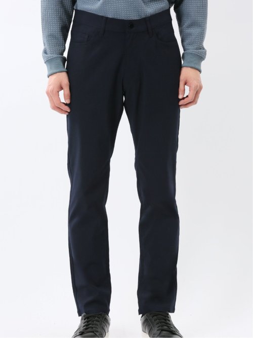 クロスストレッチ スリムパンツ ツイル