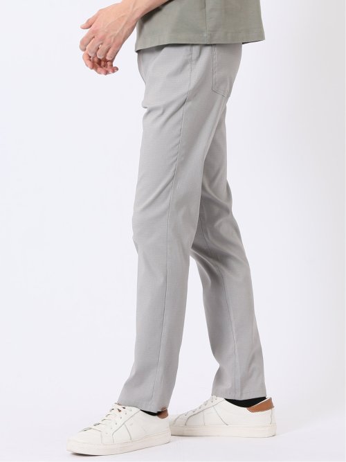 クロスストレッチ + クール スリム パンツ ドビー