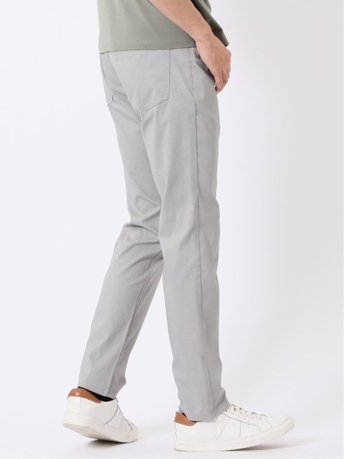 クロスストレッチ + クール スリム パンツ ドビー