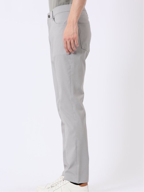 クロスストレッチ + クール スリム パンツ ドビー