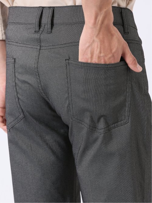 クロスストレッチ + クール スリム パンツ ドビー