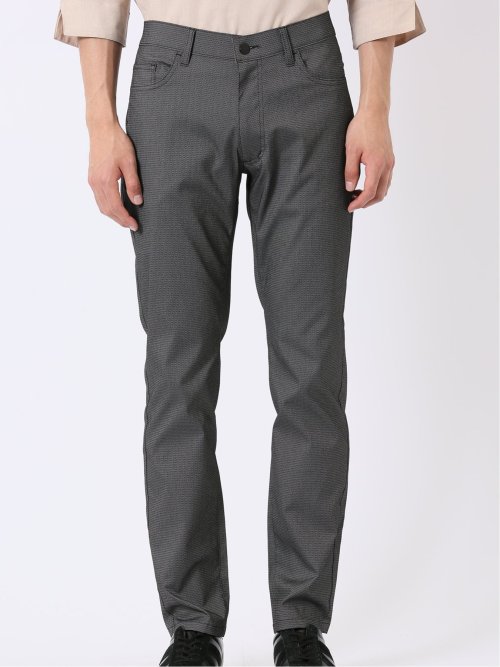 クロスストレッチ + クール スリム パンツ ドビー