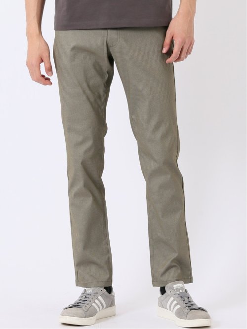 クロスストレッチ + クール スリム パンツ ドビー