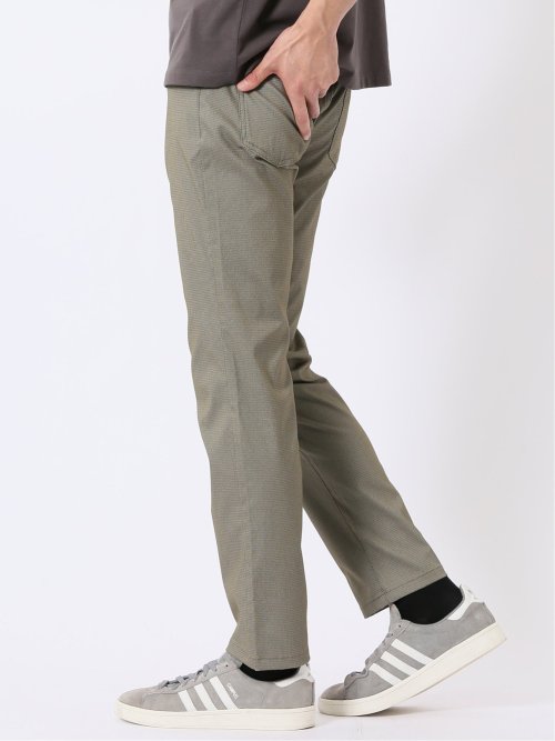 クロスストレッチ + クール スリム パンツ ドビー