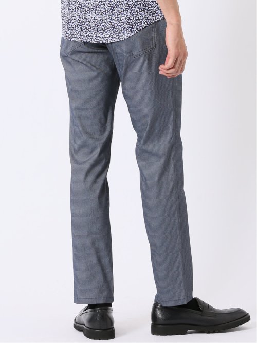 クロスストレッチ + クール スリム パンツ ドビー