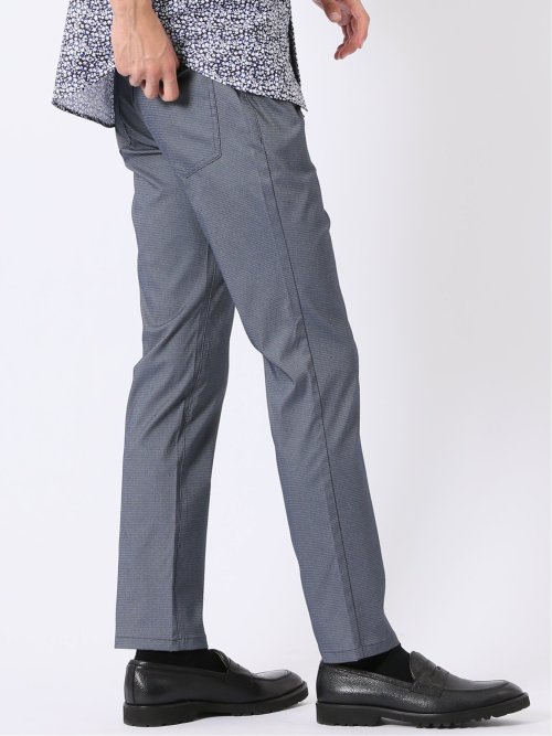 クロスストレッチ + クール スリム パンツ ドビー