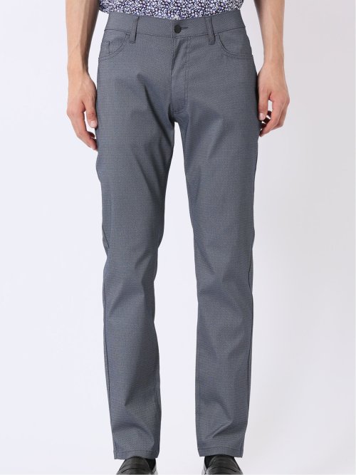 クロスストレッチ + クール スリム パンツ ドビー