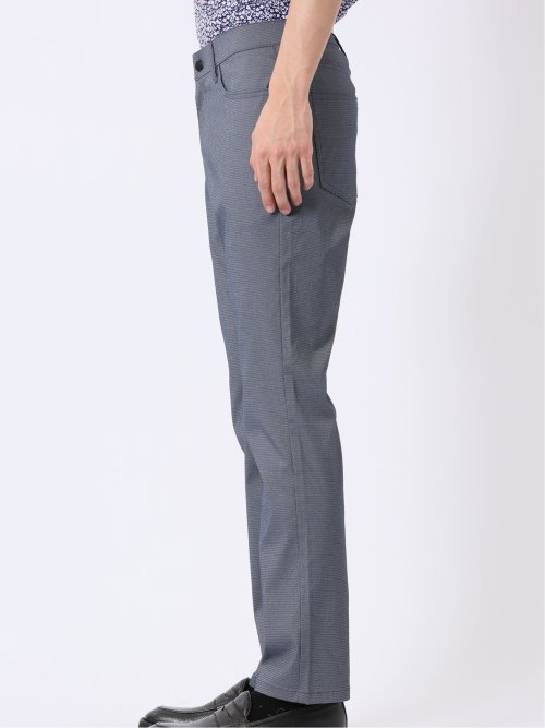 クロスストレッチ + クール スリム パンツ ドビー