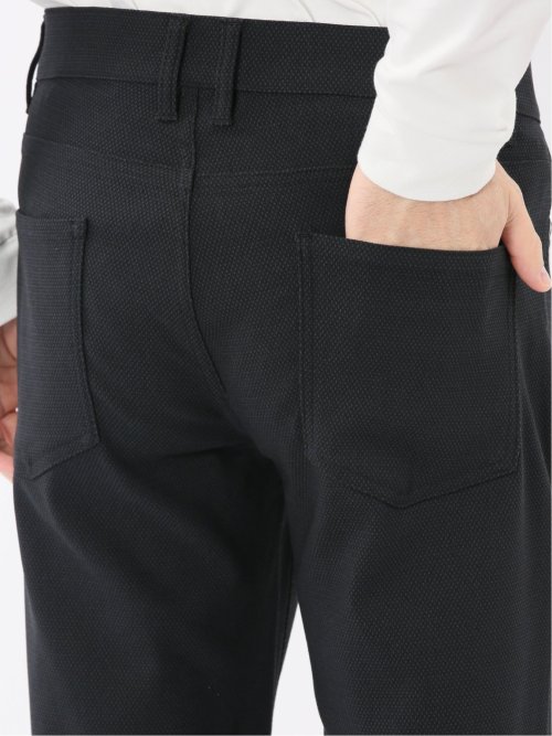 クロスストレッチ スリムパンツ ドビー