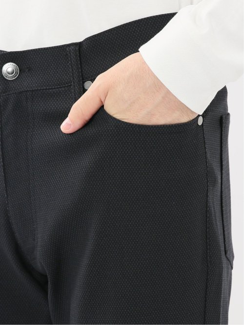 クロスストレッチ スリムパンツ ドビー