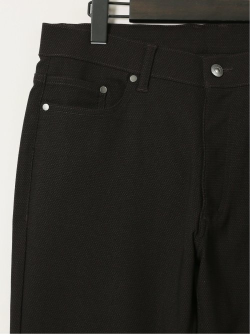 クロスストレッチ スリムパンツ ドビー