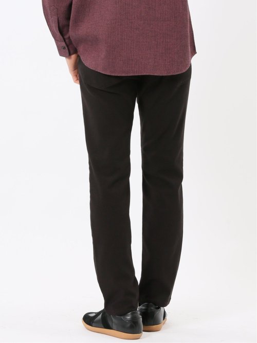 クロスストレッチ スリムパンツ ドビー