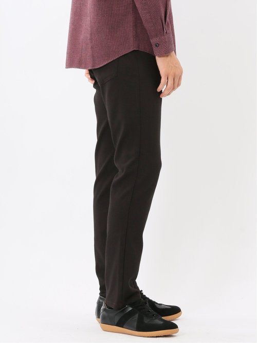 クロスストレッチ スリムパンツ ドビー