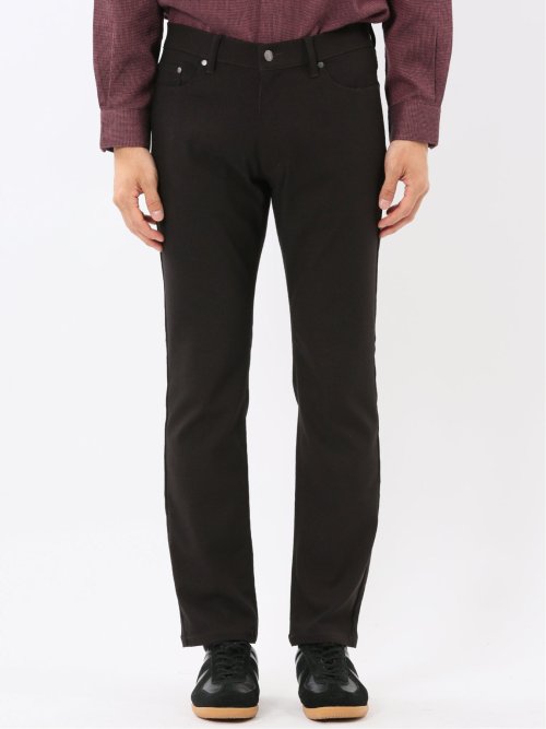 クロスストレッチ スリムパンツ ドビー