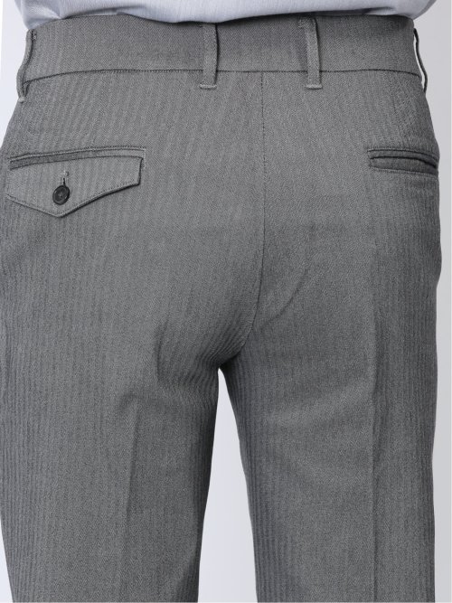 クロスストレッチ トラウザーパンツ