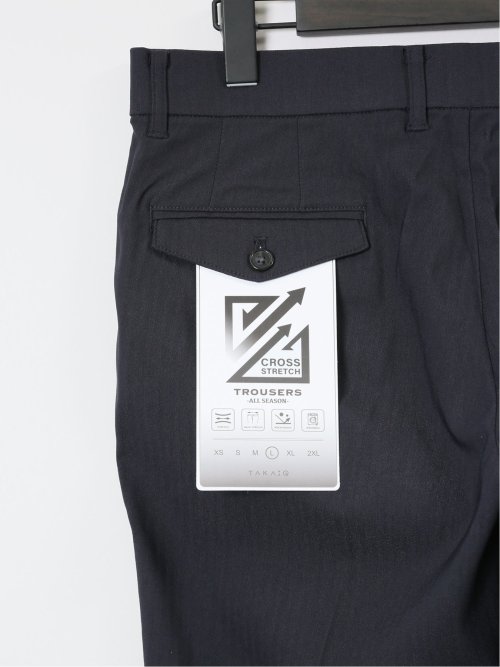 クロスストレッチ トラウザーパンツ