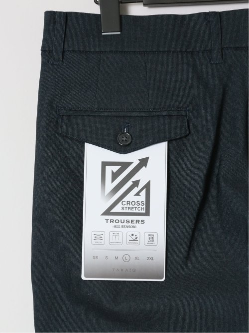 クロスストレッチ トラウザーパンツ