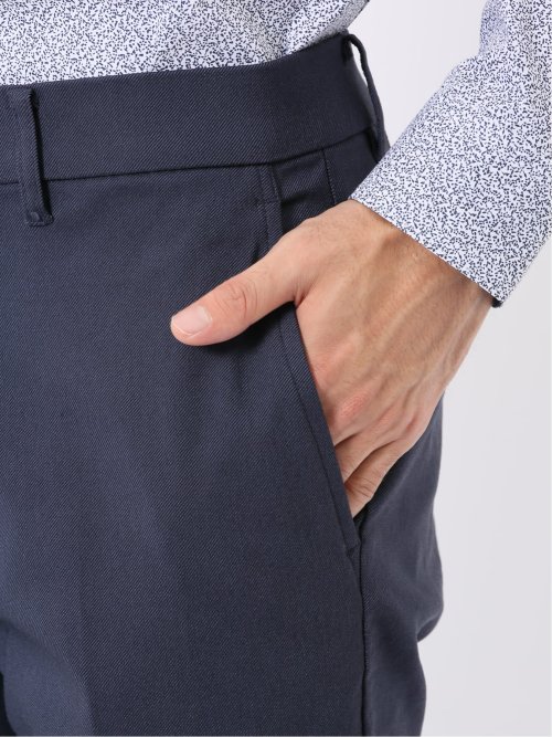 パンツ メンズ ストレッチ スリム トラウザー テーパード ソラーロ クロスストレッチ