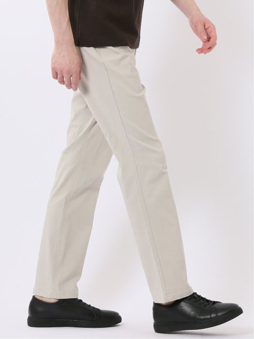 クロスストレッチ + クール スリム パンツ ジャガード