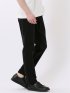 クロスストレッチ + クール スリム パンツ ジャガード