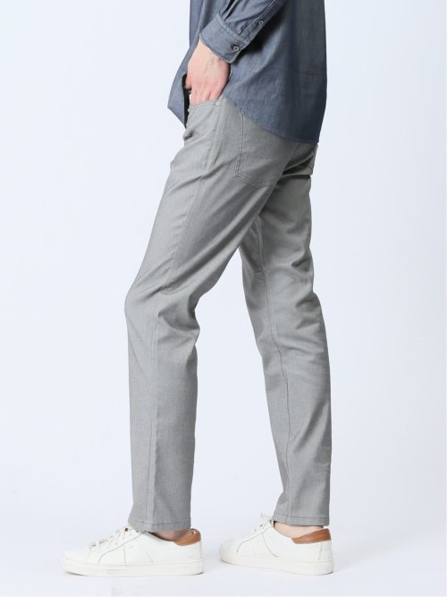 クロスストレッチ スリムパンツ