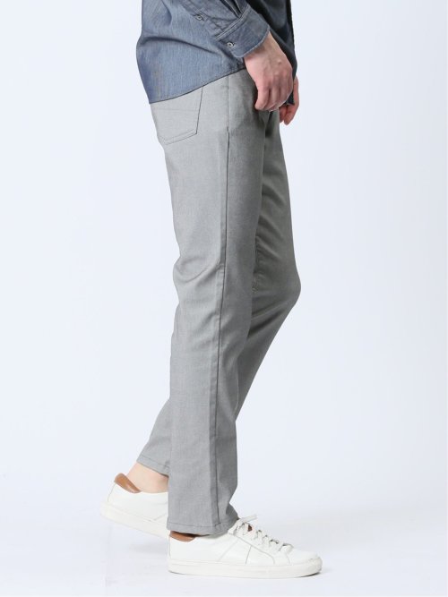 クロスストレッチ スリムパンツ