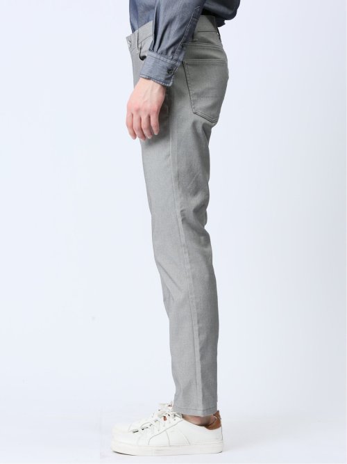 クロスストレッチ スリムパンツ