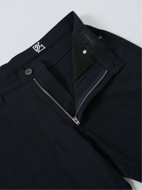 クロスストレッチ スリムパンツ