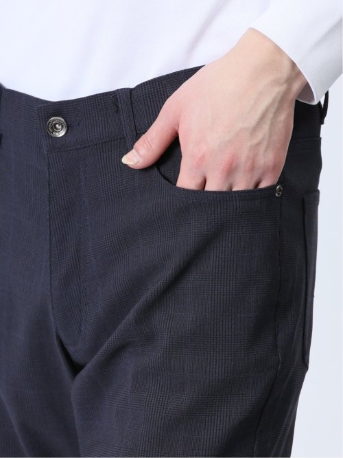 クロスストレッチ スリムパンツ