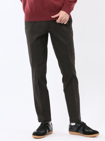 クロスストレッチ+ウォーム トラウザーパンツ ピンヘッド