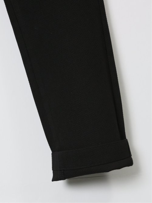 クロスストレッチ トラウザーパンツ 光沢ドビー