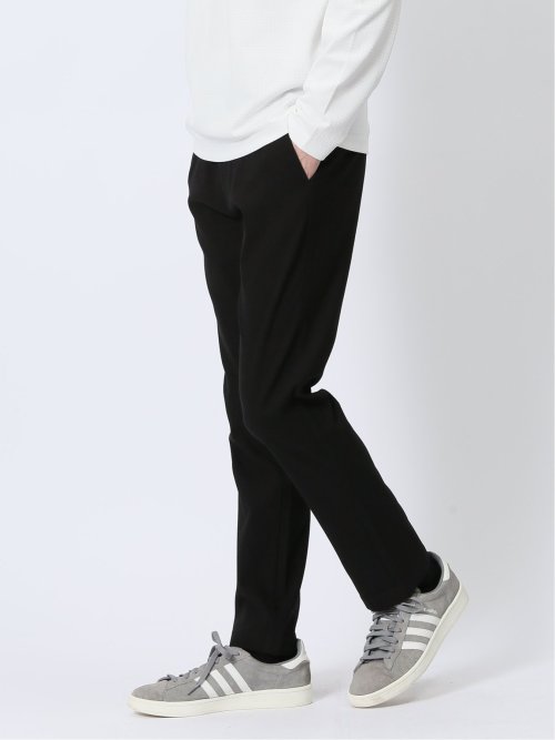 クロスストレッチ トラウザーパンツ 光沢ドビー