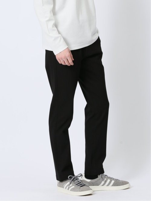 クロスストレッチ トラウザーパンツ 光沢ドビー