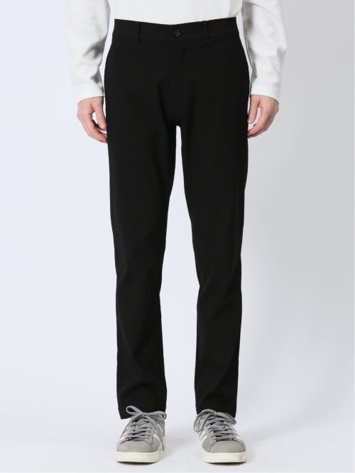 クロスストレッチ トラウザーパンツ 光沢ドビー