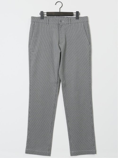 クロスストレッチ トラウザーパンツ 光沢ドビー